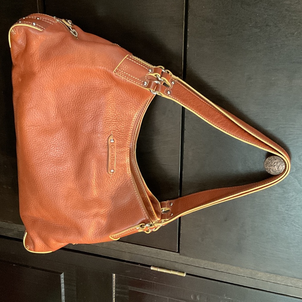 Cole Haan Tan Leather Shoulder Bag